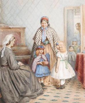 The Gift Artwork by George Goodwin Kilburne