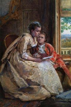 The Letter Artwork by George Goodwin Kilburne