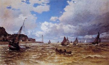 Mouth of the Seine at Honfleur Artwork by Claude Oscar Monet