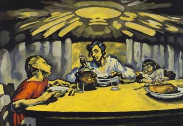 Evening Soup (Aftensuppen) Artwork by Jans Ferdinand Willumsen