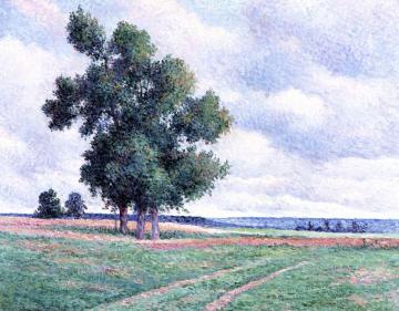 The Plains of Gresillons Artwork by Maximilien Luce