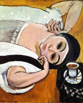 Laurette's Head with a Coffee Cup Artwork by Henri Matisse