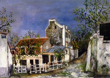 The Lapin Agile in Montmartre Artwork by Maurice Utrillo