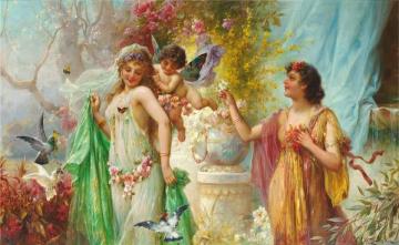 A Classical Idyll Artwork by Hans Zatzka