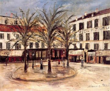 Hotel Metropole Artwork by Maurice Utrillo