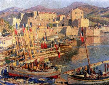 Quartoze Juilliet à Collioure Artwork by Henri Martin