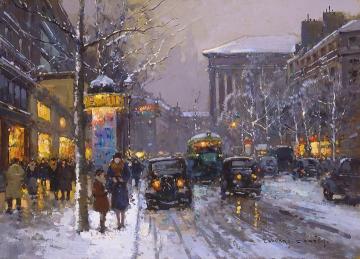 Boulevard des Capucines Artwork by Edouard Léon Cortes