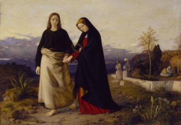 St John Leading Home His Adopted Mother Artwork by William Dyce