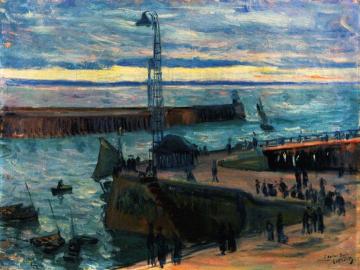 Le Haver, the Port Entrance Artwork by Emile-othon Friesz