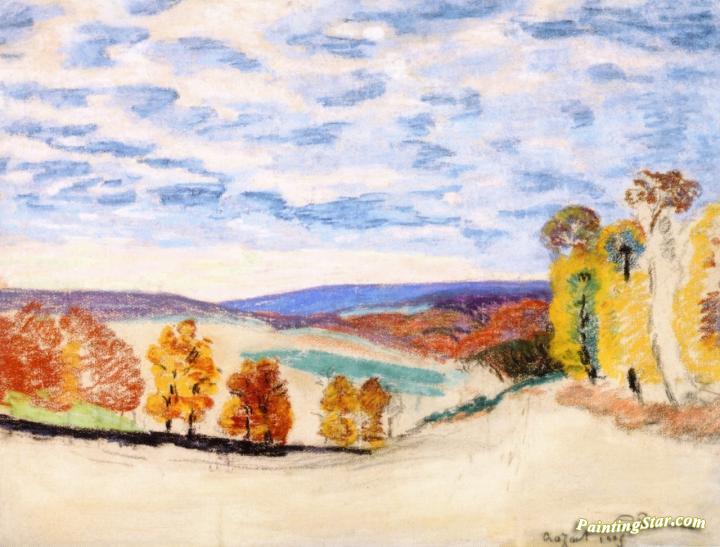 Crozant Landscape Artwork by Armand Guillaumin