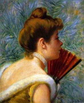 In the Greenhouse (study) Artwork by Federico Zandomeneghi