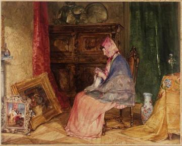 An Interior Artwork by John Frederick Lewis