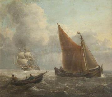 Seascape Artwork by Charles Martin Powell