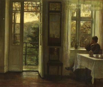At the Window Artwork by Carl Vilhelm Holsoe
