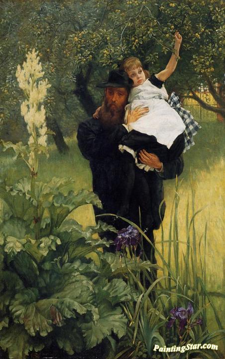 The Widower Artwork by James Tissot