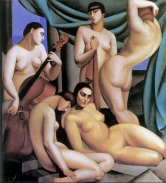 Rhythm Artwork by Tamara De Lempicka