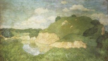 Sand Dunes Artwork by Nikolai Krymov