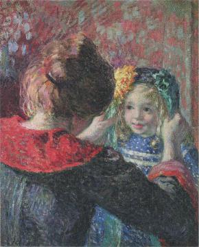 Madame Lebasque and her daughter Marthe Artwork by Henri Lebasque