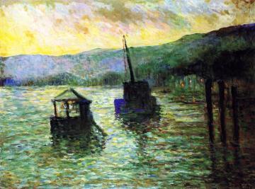 Sévres, The Flood Artwork by Maximilien Luce