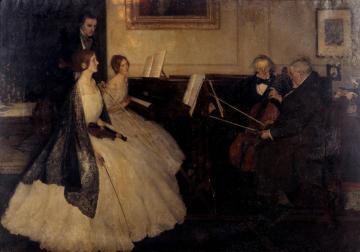 The Rehearsal Artwork by Leonard Campbell Taylor