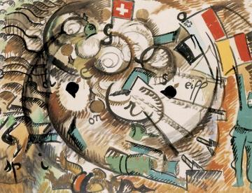 The Battle of Tolochenaz Artwork by Alice Bailly