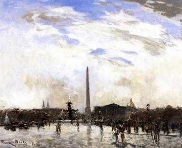 Place de la Concorde, Paris Artwork by Frank Myers Boggs