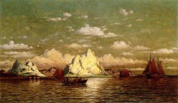 Arctic Harbor Artwork by William Bradford
