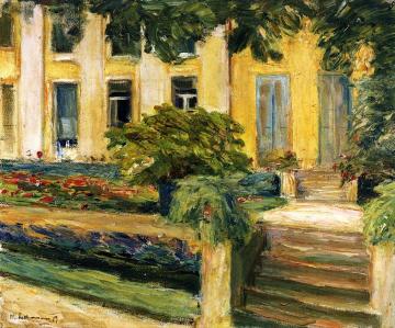 Terrace in the Garden near the Wannsee toward Southwest Artwork by Max Liebermann