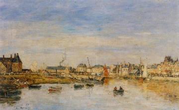 The Port of Trouville Artwork by Eugène-Louis Boudin