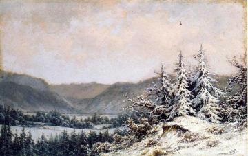 Early Snow Artwork by William Mason Brown