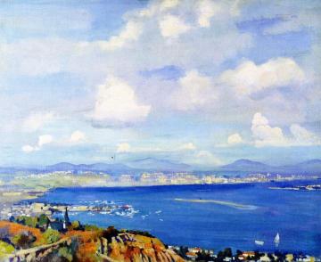 San Diego Bay Artwork by Alson Skinner Clark