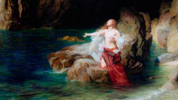 Ariadne Deserted By Theseus Artwork by Herbert James Draper
