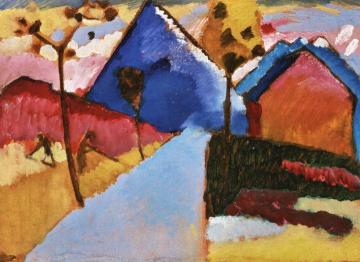 Kochel - Straight Road Artwork by Wassily Kandinsky
