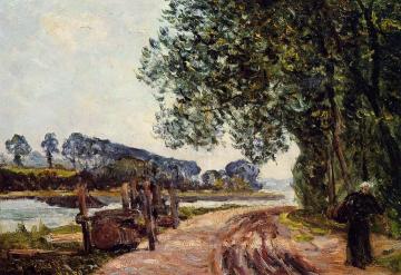 The Banks of the River Auray, Brittany Artwork by Maxime Maufra