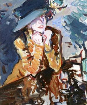 The Yellow Dress Artwork by Samuel John Peploe