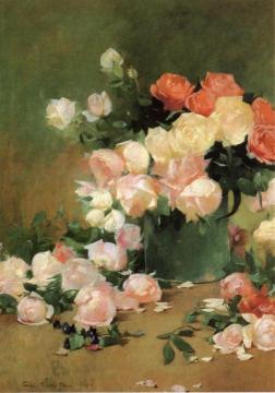 Roses Artwork by Emil Carlsen