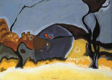 Barn Next Door Artwork by Arthur Dove