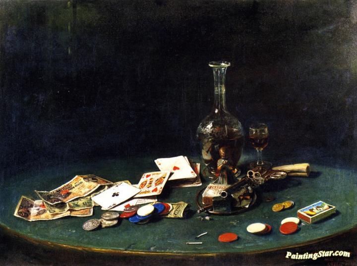 The Interrupted Hand Artwork by Joseph Kleitsch