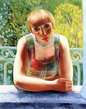 Portrait of Madame Renée Kisling Artwork by Moise Kisling