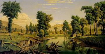 Chenango Creek, Three Miles North of Sherburne, N.Y. Artwork by Levi Wells Prentice
