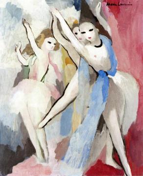 Dancers Artwork by Marie Laurencin