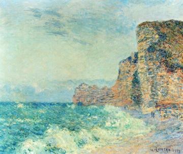 Porte d'Amont, Etretet Artwork by Gustave Loiseau