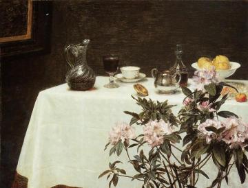 Still Life: Corner Of A Table Artwork by Henri Fantin-Latour