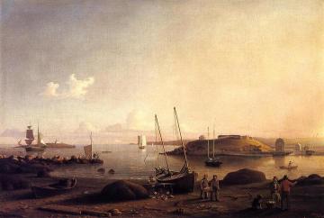 Gloucester Harbor Artwork by Fitz Hugh Lane