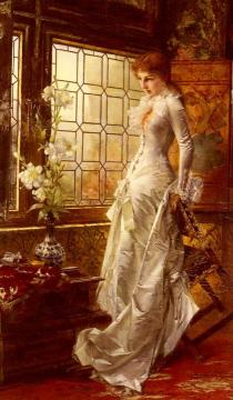 At The Window Artwork by Conrad Kiesel
