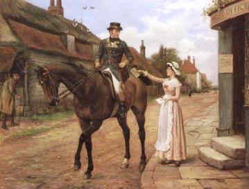 The Message Artwork by George Goodwin Kilburne