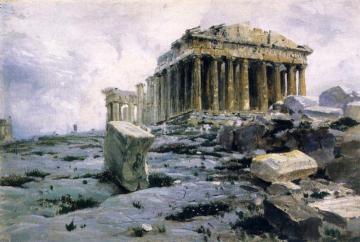 The Parthenon, Temple Of Athena-parthenos Artwork by Vasily Polenov