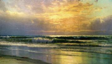 Coastal Scene at Sunset Artwork by William Trost Richards