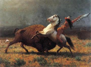The Last of the Buffalo Artwork by Albert Bierstadt