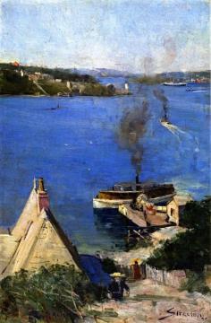 Morning Sketch Artwork by Sir Arthur Streeton